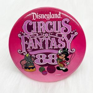 🔮 5/$25 Vintage‎ Disney 1988 Disneyland Circus Fantasy Dumbo And Mickey Pin